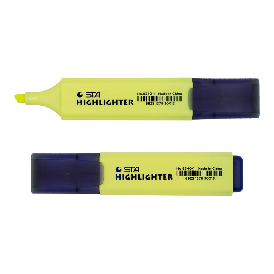 Spilgtas krāsas fluorescējošs marķieris