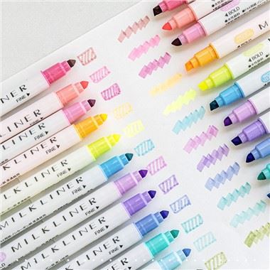 Divpusējs vieglas krāsas marķieris