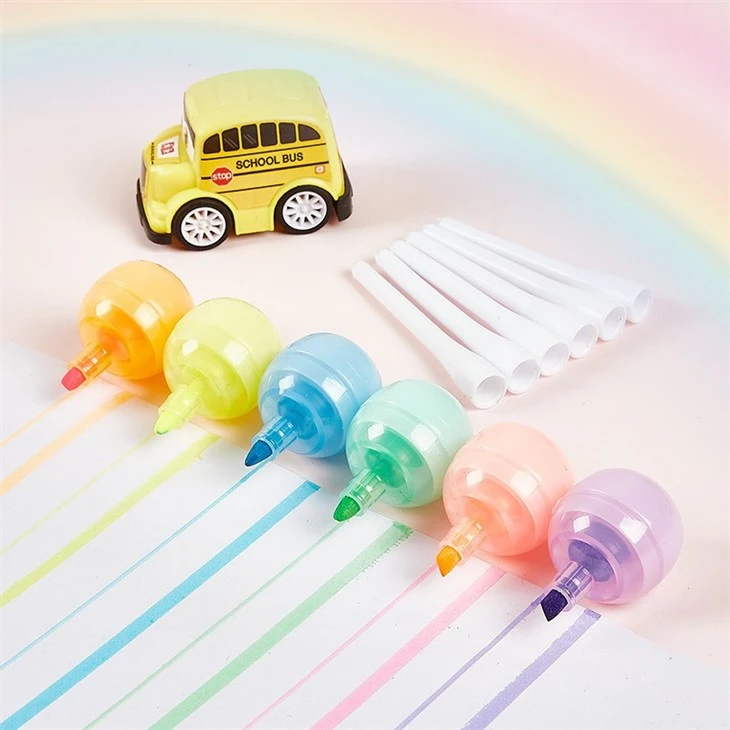 Cute Lollipop Highlighter Set